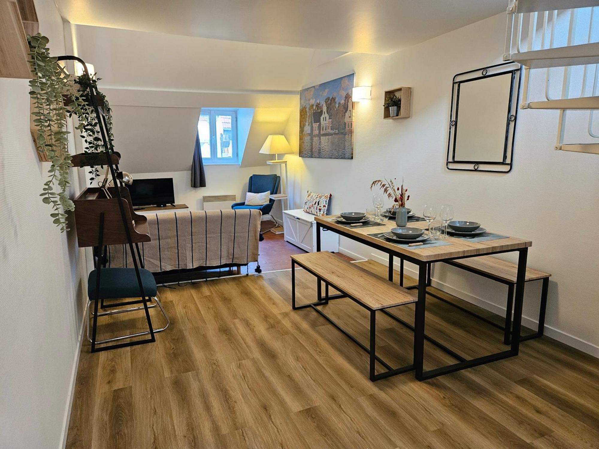 Charmant Duplex Au Coeur De Vernon Proche Gare Et Giverny מראה חיצוני תמונה